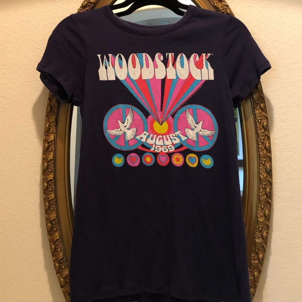 NWOT Chaser Vintage Woodstock 1969 Fitted Tee